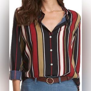 Women’s Striped Dress Shirt (M)